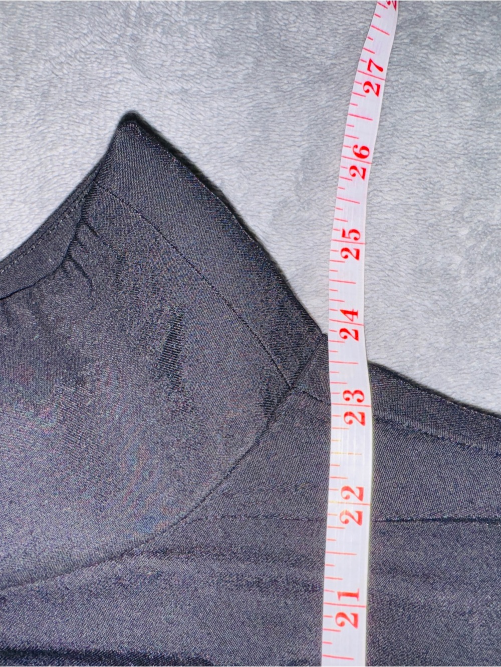 Eloquii Black Pleated-Detail Waist Tie Split Neckline Midi Dress - Picture 10 of 10